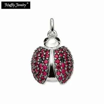 

Red Wings Beetle Ladybug Pendant,Thomas Style Glam Fashion Good Jewerly For Women,2017 Ts Gift In 925 Sterling Silver,Super Deal