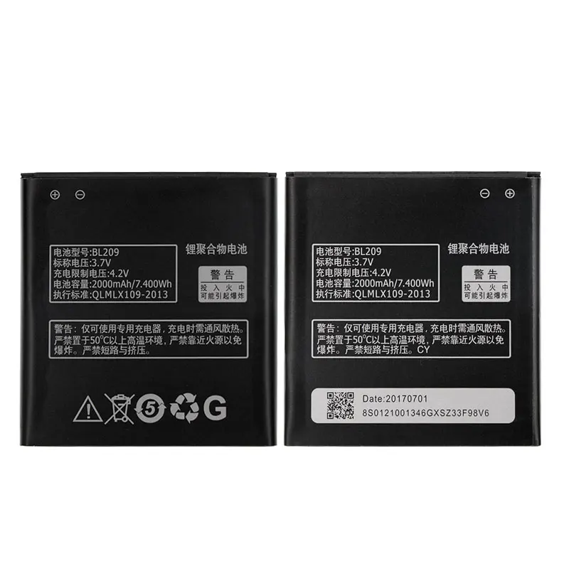 BL209 батарея для lenovo A706 A788T A820E A760 A516 A378T A398T мобильный телефон мА/ч. Аккумулятор Bateria