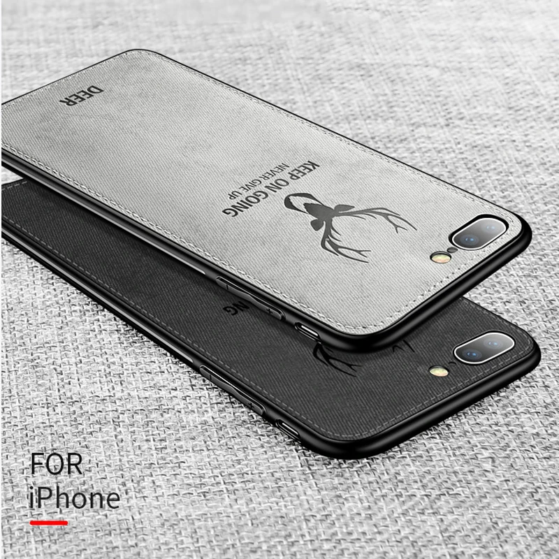 

Luxury Batman Christmas Deer Cloth Phone Case For iPhone 7 8 Plus Ultra Thin Soft Silicone Cover For iPhone X 10 XS Max XR Cases