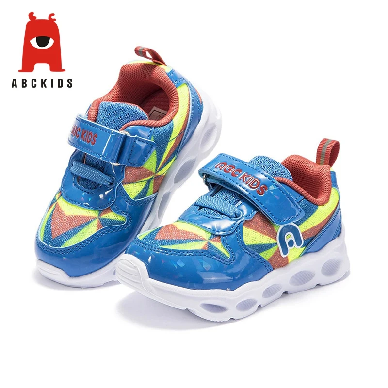 

ABC KIDS Summer Baby Boys Anti-Slip Walking Shoes Sneakers with LED Toddler Soft Soled