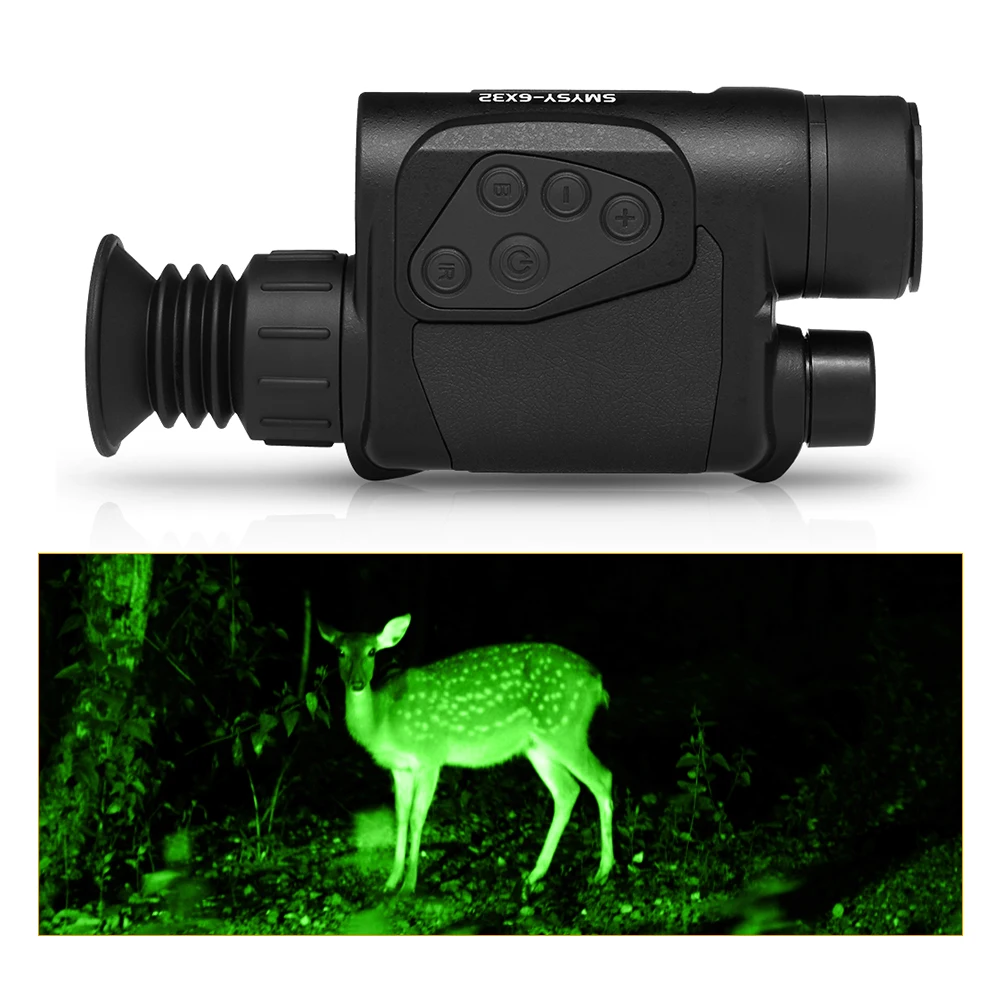 

6x32 Monocular Night Vision infrared Digital Scope Telescope Camera Video Recorder for Hunting Telescope Monocular Infrared