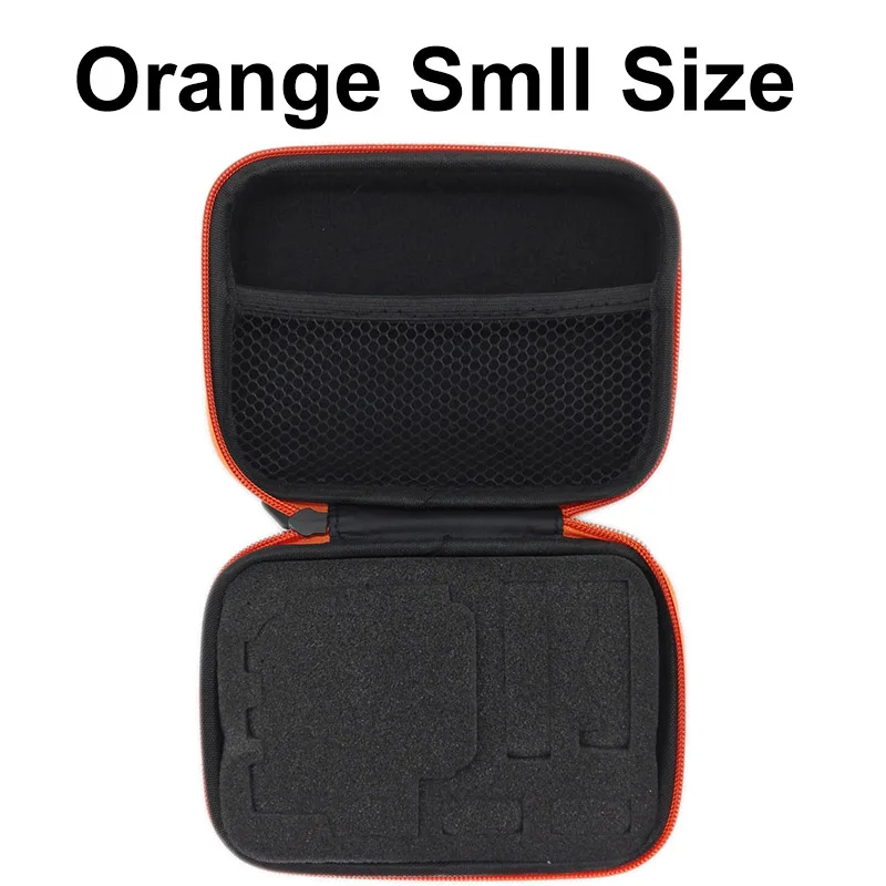 От easttowest для GoPro аксессуары Защитная сумка для хранения чехол для Xiaomi Yi Go pro Hero 7 6 5 4 Sj4000 DJI Osmo Action - Цвет: orange small size