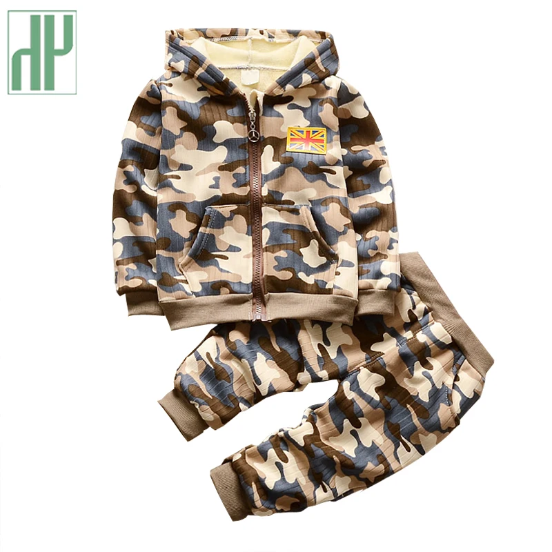 

Korean Children clothing hooded Long Pants camouflage kids clothes for sale girls winter boutique outfits toddler boys clothing
