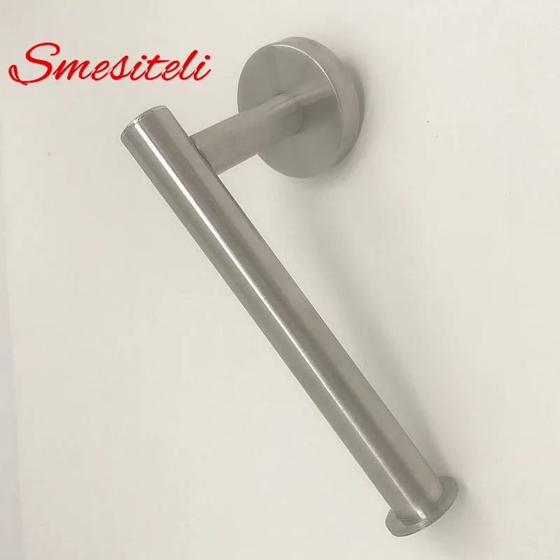 Billig Smesiteli Fabrik Direkt Moderne SUS304 Edelstahl Gebürstet Wandhalter Bad Toilette Roll Toilettenpapierhalter