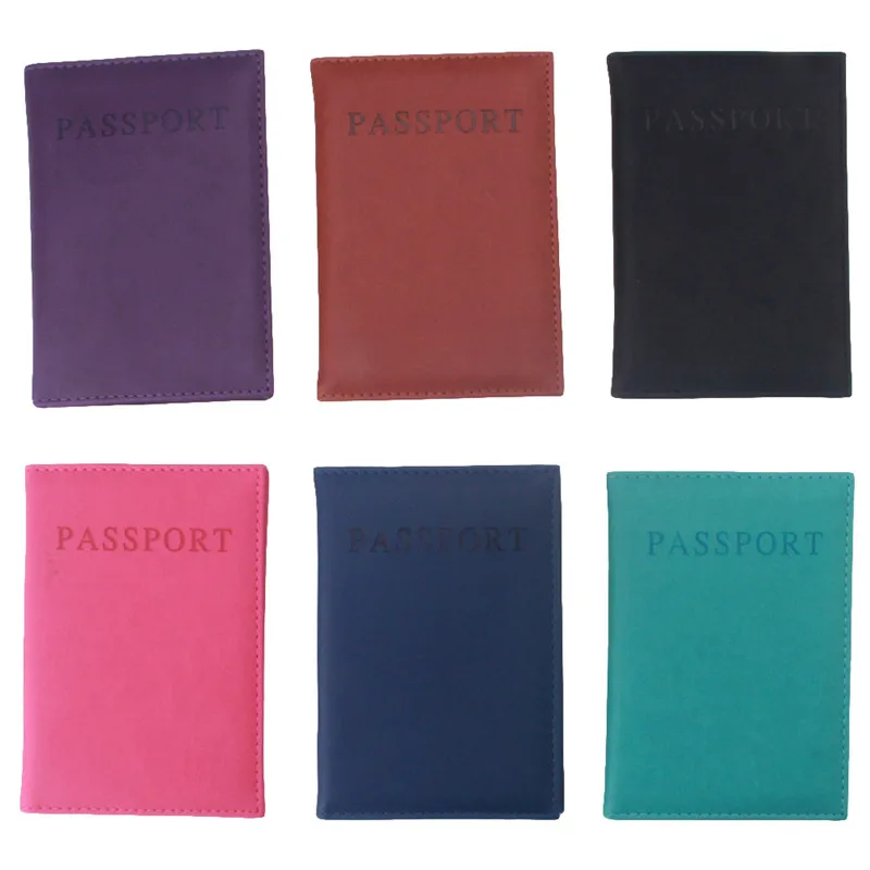 Leather Passport Holder Cover Square Round Mandala Ative Stylish Pu Leather Travel Accessories Funny Passport Cover For Women Men