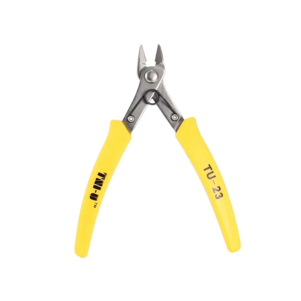 

TNI-U TU23 Diagonal Plier Cutter Cutting Copper Cable Wire Repair Clamp DIY Electronic Mini Hand Tool Shear Snip Nipper