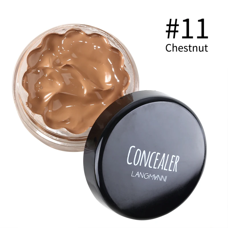 

Base Face Liquid Foundation Cream Full Coverage Concealer Oil-control Easy to Wear Soft Face Makeup Foundation TSLM1