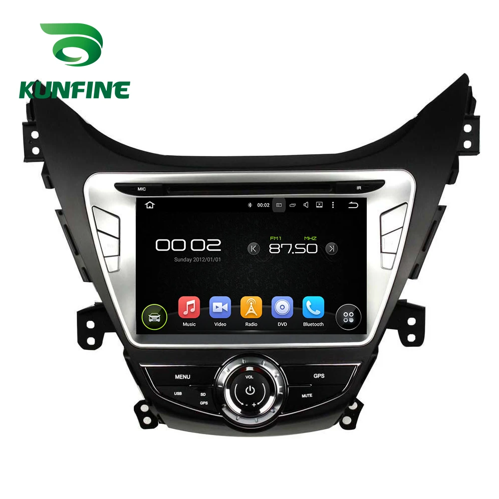Flash Deal Octa Core 4GB RAM Android 8.0 Car DVD GPS Navigation Multimedia Player Car Stereo for HYUNDAI Elantra 2011-2013 Radio Headunit 1