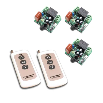 

New Pattern Mini Size Remote Control Switches Light Lamp LED Power Wireless Controller AC220V 1CH 10A Relay Receiver Transmitter