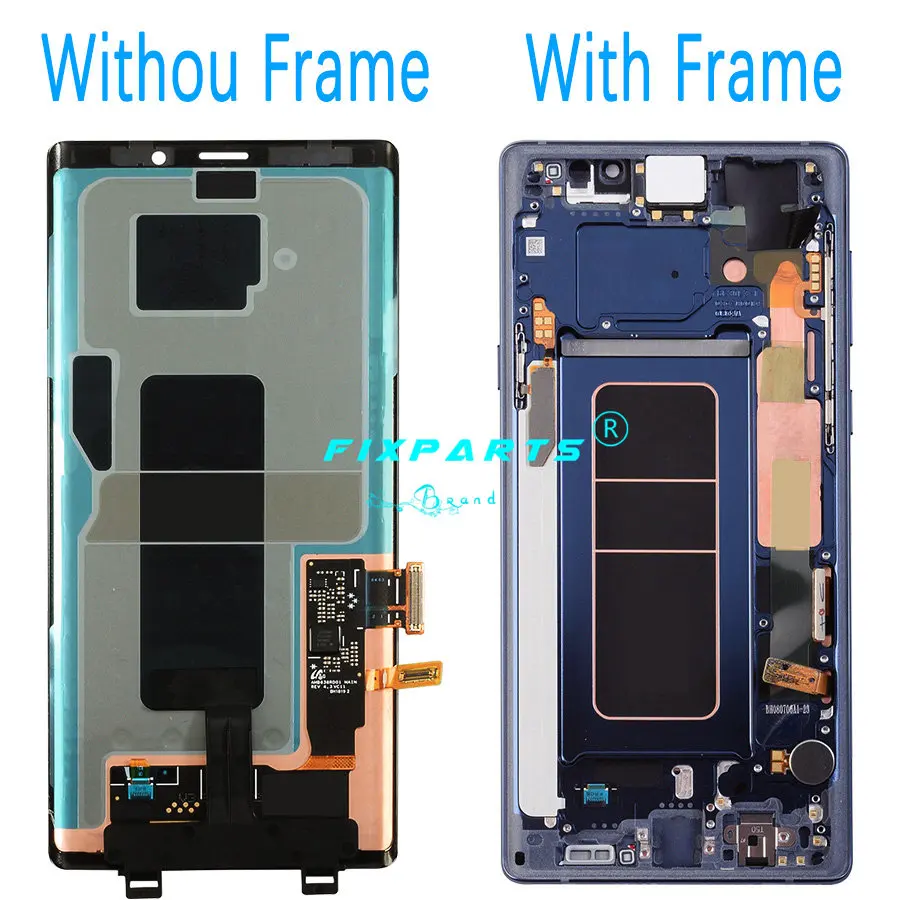 Samsung Galaxy Note 9 Lcd Display Touch Screen Digitizer Assembly Samsung note 9 n960 N950F N960D N960DS lcd with Frame (7)