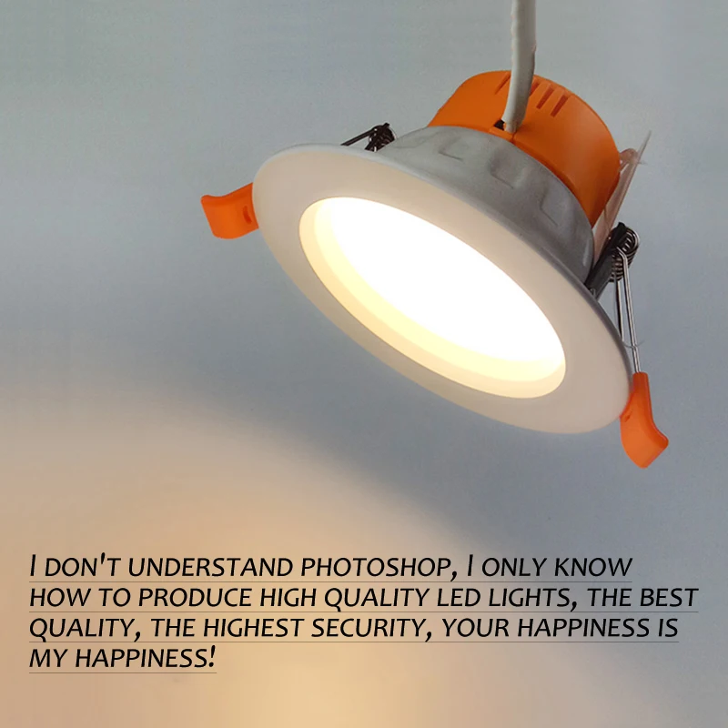 

LED Downlight 3W 5W 9W 12W 20W Round Embedded LED Bulbs On-site Bedroom Kitchen Interior Lighting Free Shipping