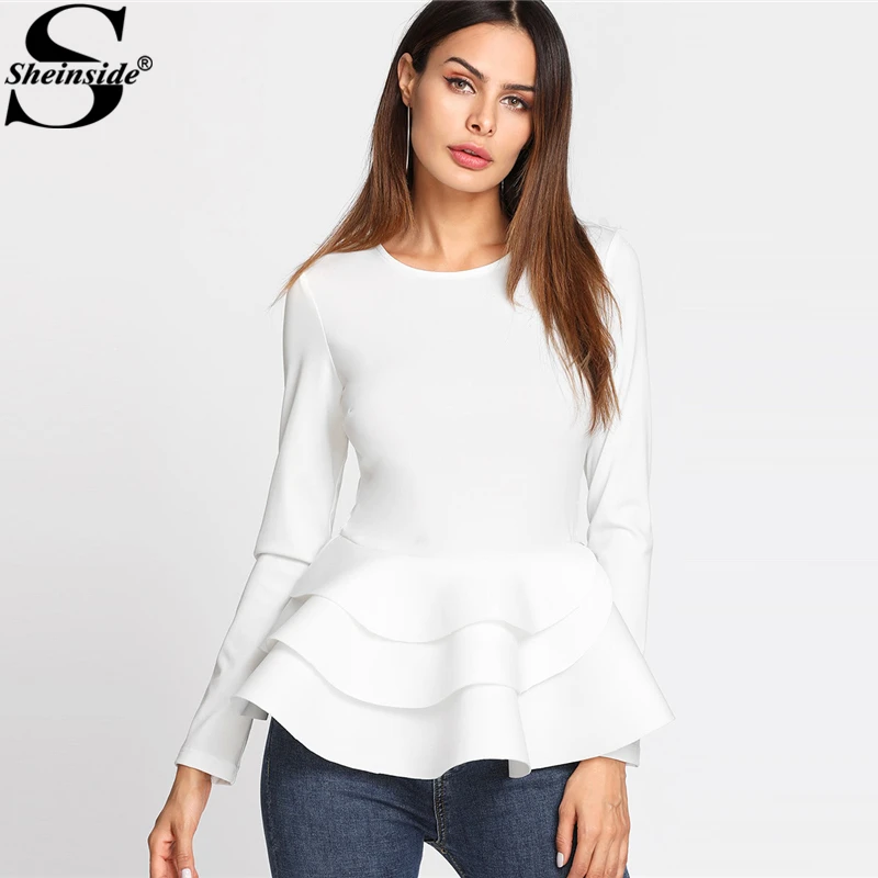Peplum long sleeve blouse Find great deals on eBay for long sleeve peplum blouse. Shop with confidence.