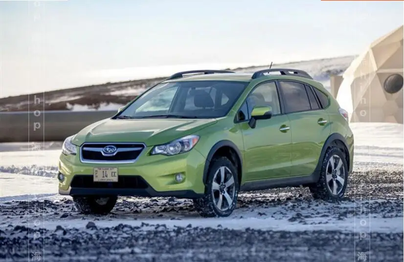 Подходит для Subaru XV xv 2012- Передний+ задний бампер диффузор бамперы для губ защитная накладка из нержавеющей стали