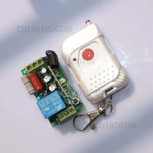 220V 1CH 1000W Wireless Remote Control Switch System Toggle Momentary