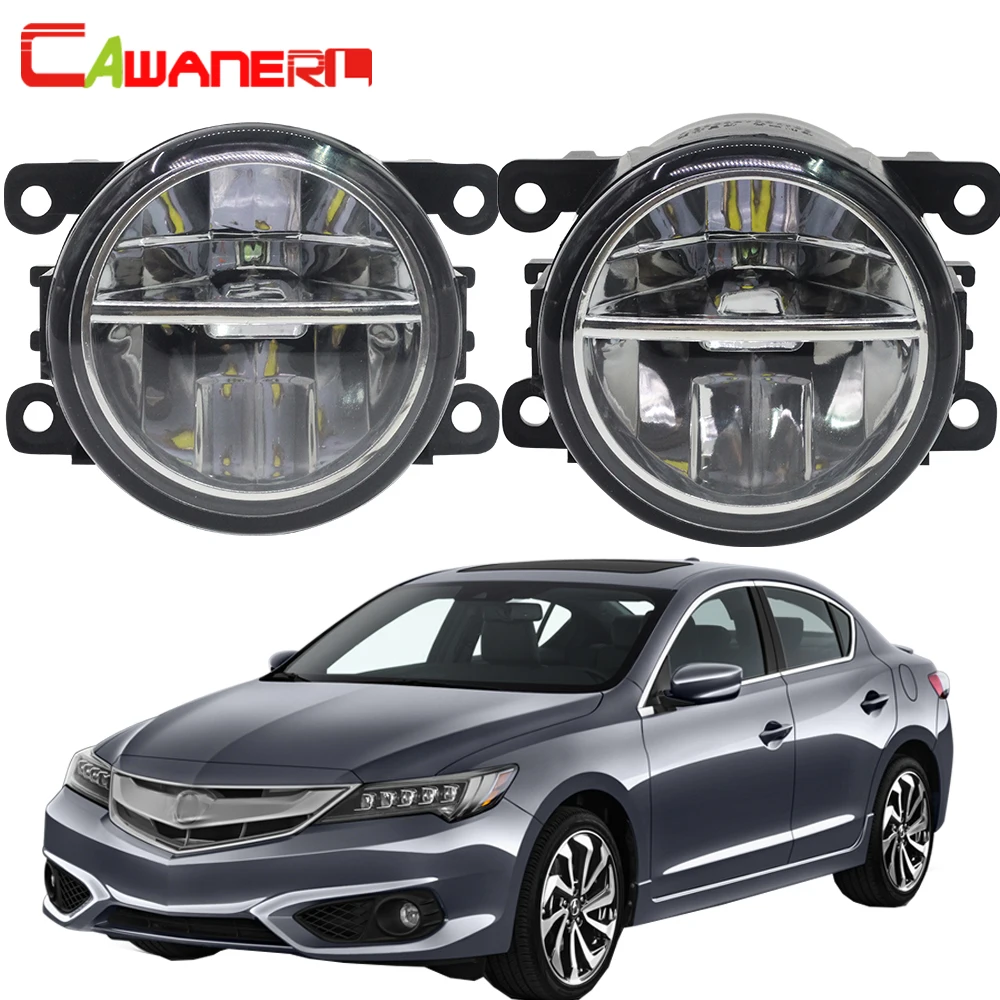 Cawanerl для Acura ilx 2013-2016 автомобилей светодиодный лампы 4000lm туман свет дневных Бег лампы ДРЛ белый 6000 К 12 В Высокий яркий 2 шт