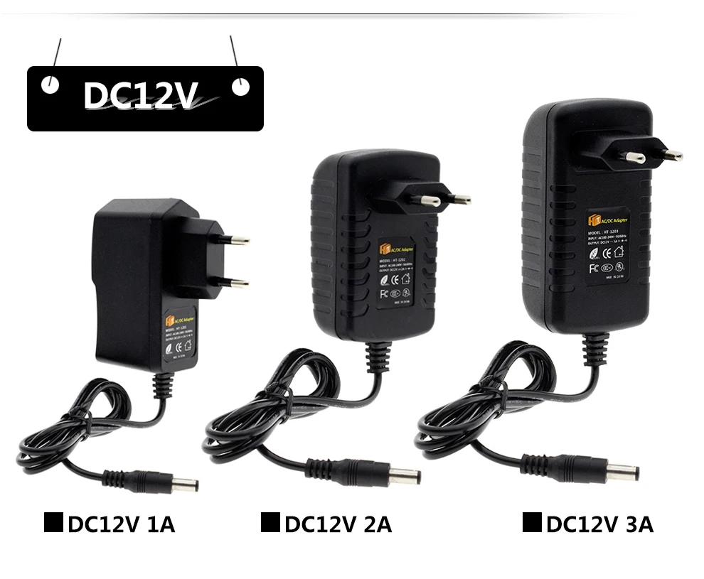 DC5V 12V 24V Светодиодный источник питания 1A 2A 3A 5A 6A 8A 10A AC100-240V трансформаторы адаптер питания конвертер для светодиодной ленты света