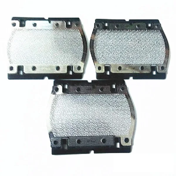 Substituição da Cabeça de Barbear Folha para Braun Grade de Malha Navalha Shaver Bolso Tela M60 M90 M30 P70 P80 P90 M60s M90s 550 555 3 Pcs 5s