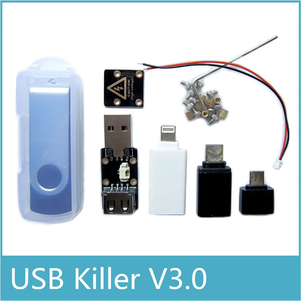 Günstige Neueste Verbesserte USB mörder V3.0 USBKiller3.0 U Disk Mörder Miniatur Hohe Spannung Puls Generator Zubehör Komplette