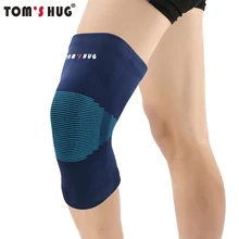 1 шт., спортивные наколенники, поддержка, защита, бренд Tom's Hug, наколенники для бега, суставы для облегчения боли при артрите и травмах, восстановление синего цвета