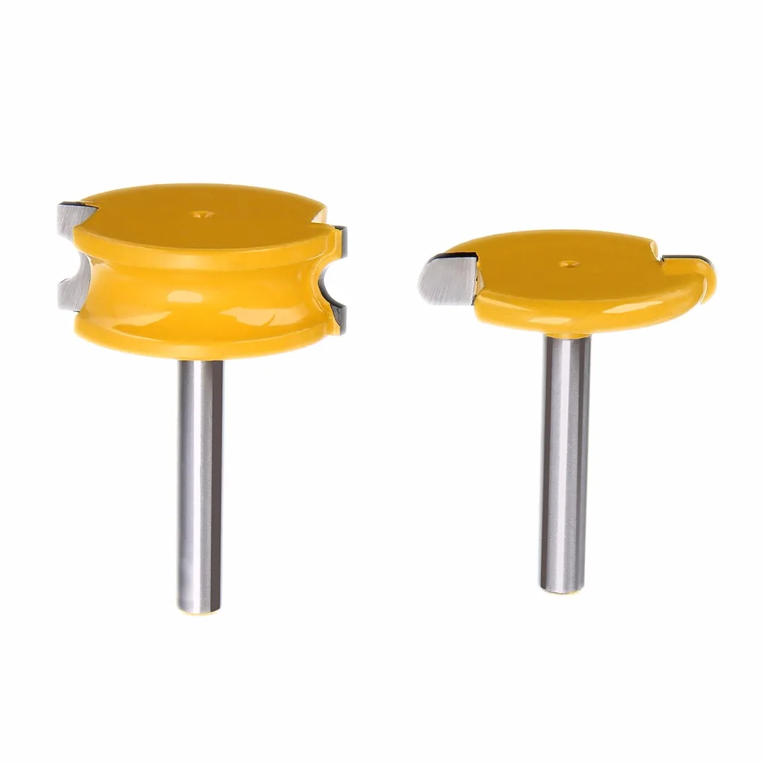 Buy 2pcs/set 1/4" Shank Bead Router Bit Canoe Flute