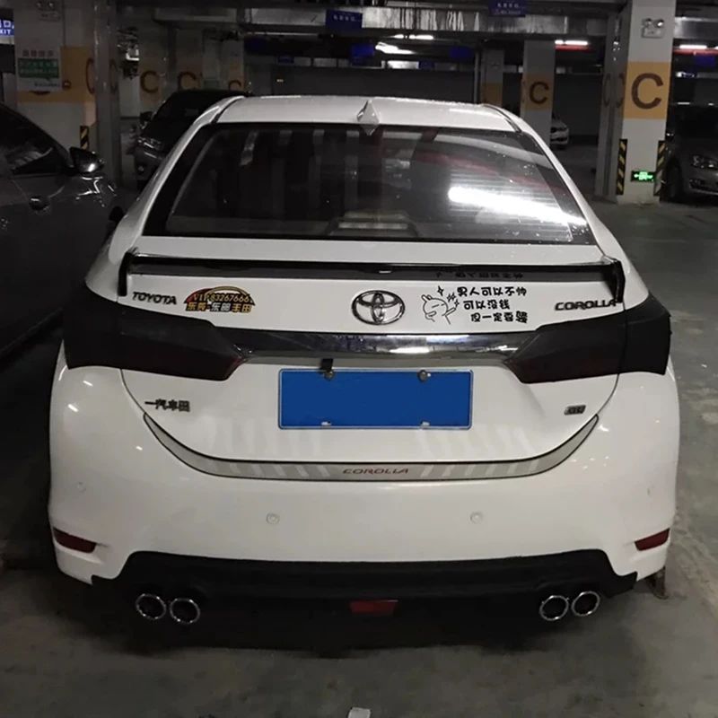 Спойлер для Toyota Corolla 2014 2018 АБС пластик новый тип любой цвет или праймер