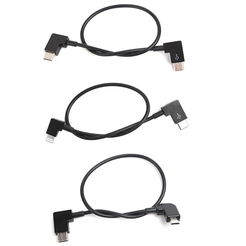 30 см кабель для передачи данных для DJI OSMO Карманный ручной карданный тип-c к Micro-USB/type-C/для Lightning удлинитель для iPhone samsung