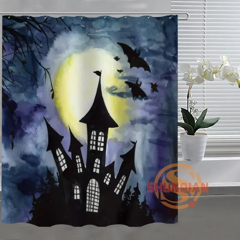 Halloween Horror Custom Shower Curtain Bathroom Fabric For Bathroom Decor Bathroom Curtain Acceptable Custom H03b26n59 Halloween Horror Custom Shower Curtain Bathroom Fabric For Bathroom Decor Bathroom Curtain Acceptable Custom H03b26n59