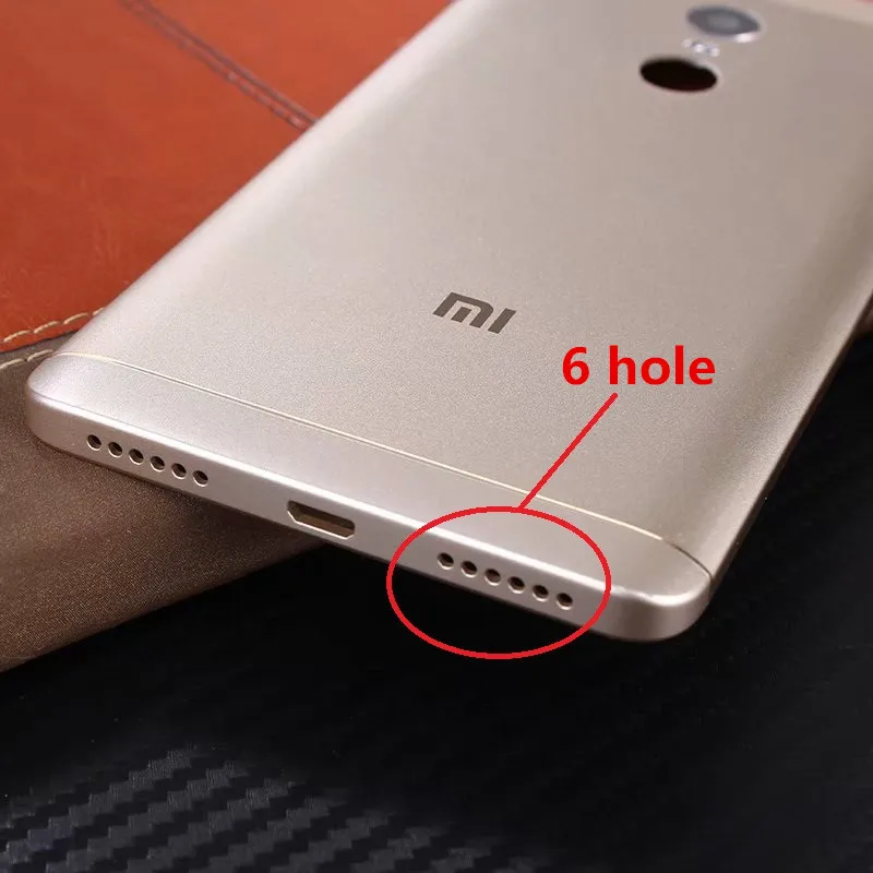 Оригинальный Корпус для Xiaomi Redmi Note 4/Note 4X MTK Helio X20 металлический аккумулятор задняя