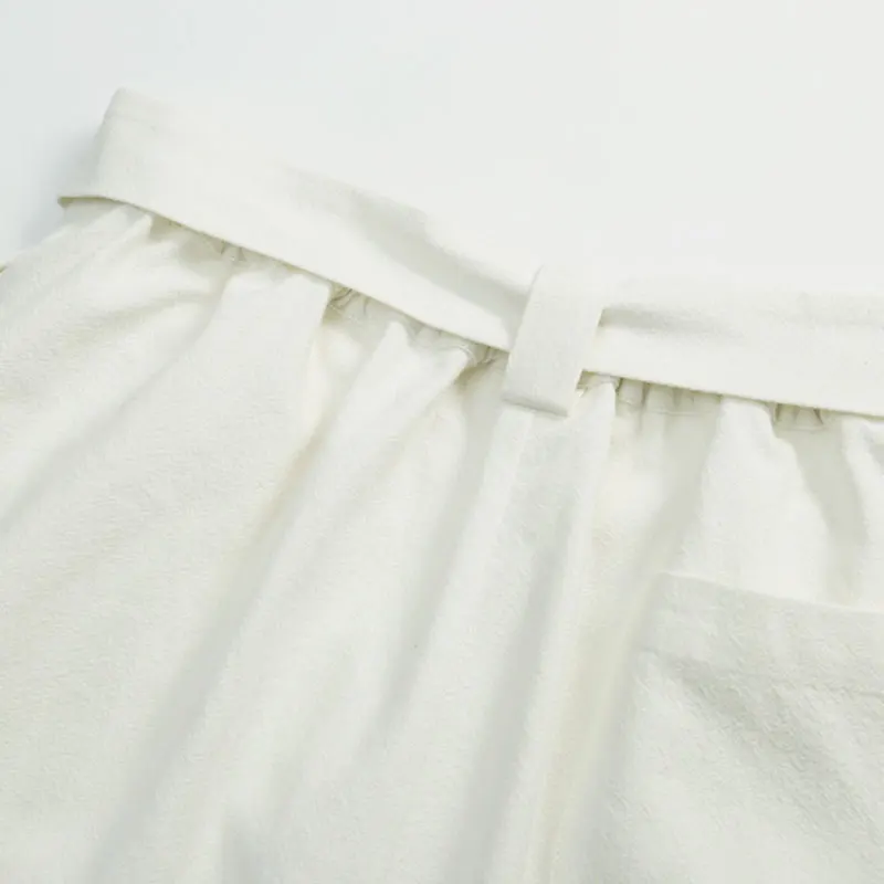 SHANBAO brand original Chinese style embroidery cotton fashion loose harem pants summer men's straight wide leg pants K1617