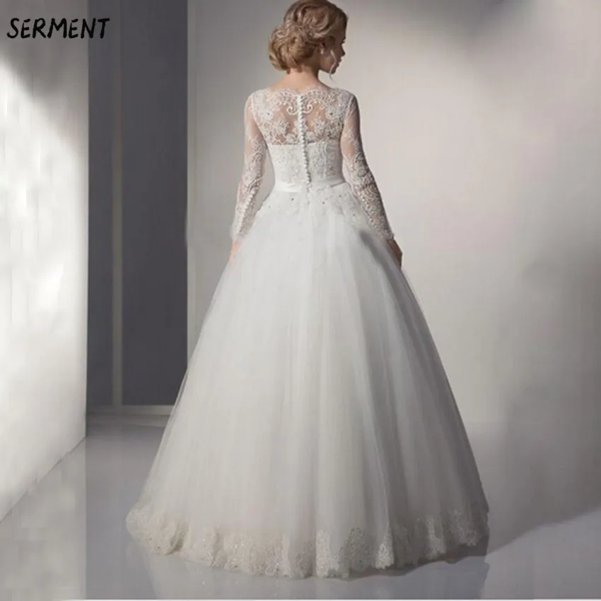 

Wedding Lace Halter Princess Bride Word Shoulder Luxury Imported Lace Trailing Wedding Dress 2019 New