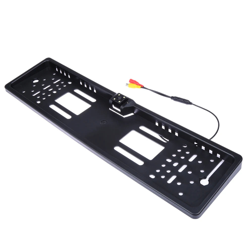 Anti-jamming Voiture European License Plate Frame W/ 140 Degree Car Rear View Camera Auto Parking Assistance car styling