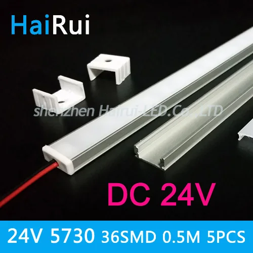 

DC24V strip led 5730 5PCSX50cm LED Bar Light 36LEDs Kitchen light