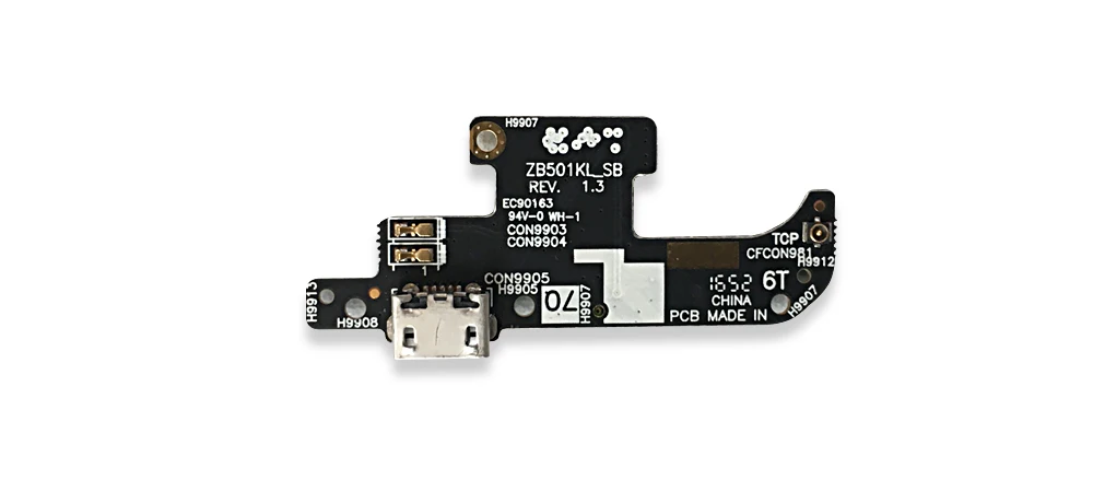 Подлинная Micro USB зарядное устройство док-станция для Asus Zenfone Live ZB501KL usb разъем для зарядки с микрофоном разъем Замена платы