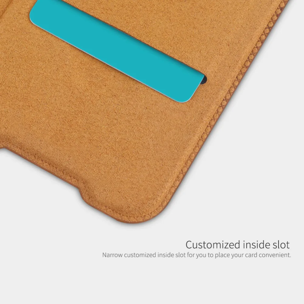 Чехол-книжка для Xiaomi Redmi Note 7 7S Pro 8 8 t, роскошный кожаный чехол-книжка Nillkin Qin, чехол для Redmi Note7 NOTE 7 Pro, полная защитная сумка