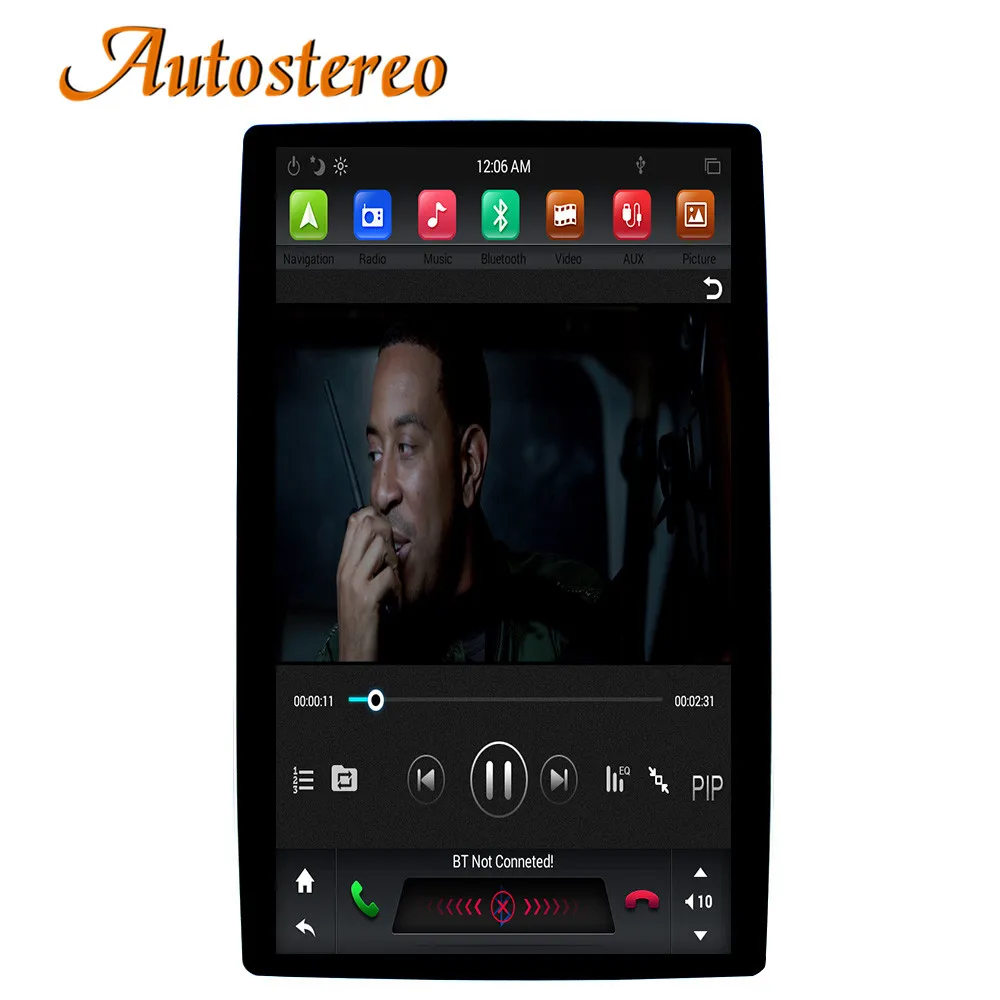 Sale Tesla style Android 8 Car GPS Navigation car No DVD Player For Toyota/Nissan/Suzuki/Lexus most radio tape recorder auto headunit 1
