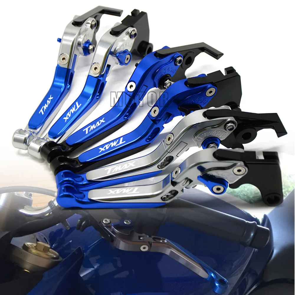 Для Yamaha TMAX500/TMAX530 2001 2007 2008 2017 CNC алюминиевые регулируемые складные рычаги
