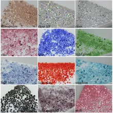 Micro pixie rhinestone New Crystal 3D Nail 1.3mm Nail Rhinestones Decoration DIY nail art about 1440pcs/pack