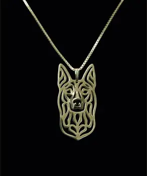 

DANGGAO fashion Newest Unique Handmade Australian Kelpie pendant Necklace for women choker necklace Dog Jewelry Pet Lovers Gift