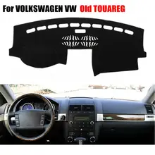Приборной панели автомобиля охватывает мат для Volkswagen VW старый Touareg 2002-2009 лет левый руль dashmat Pad тире крышка аксессуары