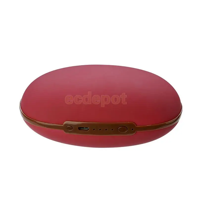 Портативное зарядное устройство с Умной грелкой для рук, Дополнительный внешний аккумулятор для usb-устройства, уникальный подарок, 4 цвета - Цвет: Red