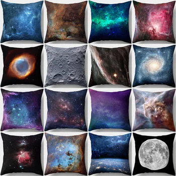 

3D Galaxy Pillow Cover Universe Outer Space Themed pillowcase duvet cover flat Sheet For Home