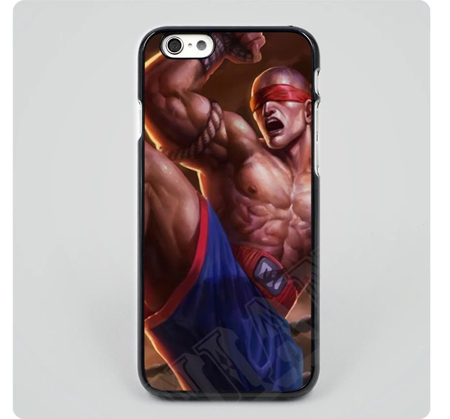 League Of Legends Lee Sin Muay Thai Lol Hard Skin Plastic Mobile