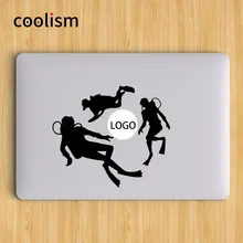 Аквалангисты Винил Ноутбук Стикеры для Apple Macbook Pro Наклейка воздушного retina, возрастом 11, 12, 13, 15 дюймов hp acer Mi Тетрадь кожи Стикеры Mac