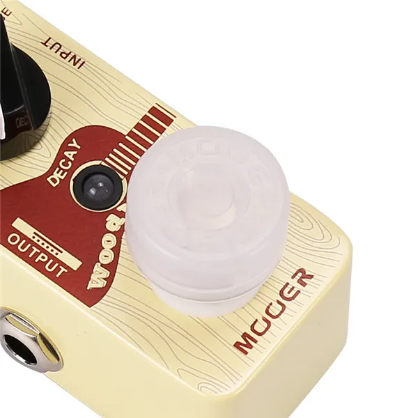 1 шт. конфеты цвет педаль эффектов для электрогитары Mooer Конфеты Крышка колпачок Footswitch Топпер пластиковые бамперы для гитары педаль эффектов - Цвет: White