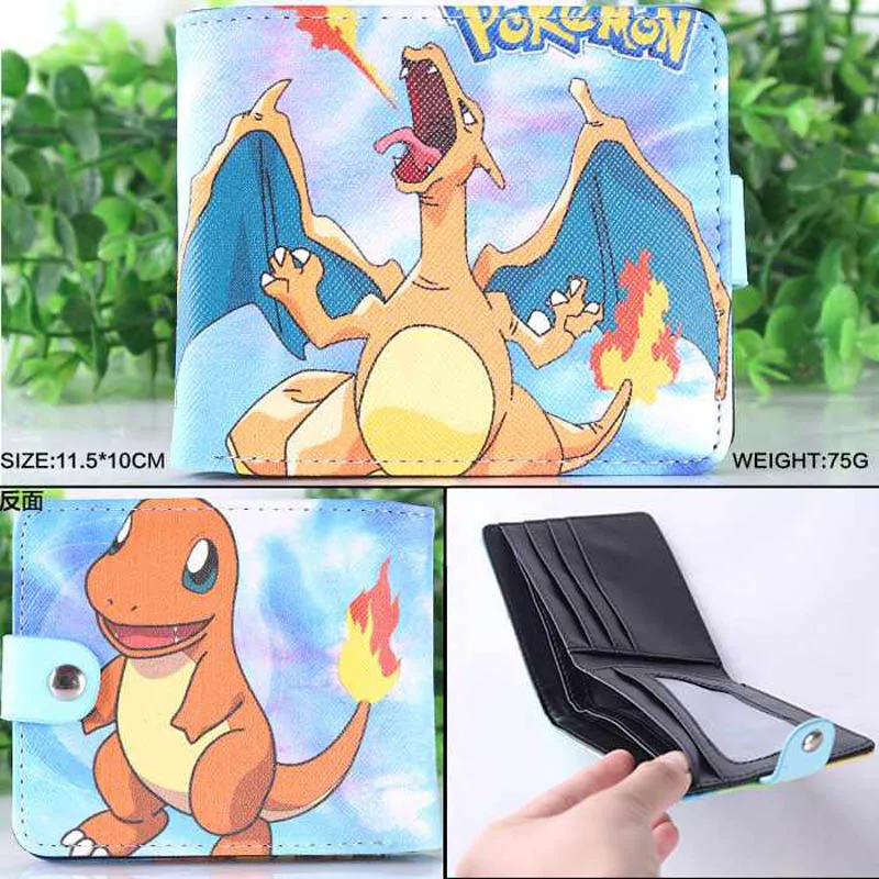 

Pikachu Collection: Charizard/Anime Pocket Monster Charizard High Quality Synthetic Leather Short Exquisite Wallet/Purse