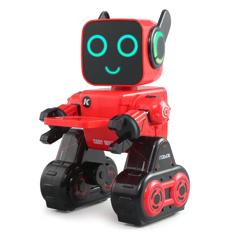 

1 PCS JJRC R4 Magic Sound Interaction RC Robots Cady Wile Robot Educational Funny Robot Toy For Children Money Management