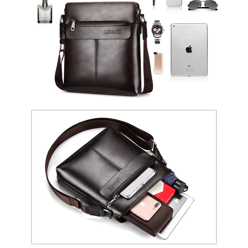 Мужской кожаный портфель bolso hombre maleta sac luxe sacoche homme деловой для ноутбука lo mas vendido