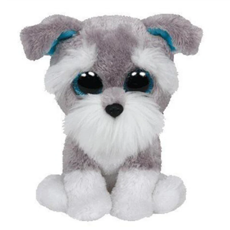 

Ty Beanie Babies Stuffed & Plush Whiskers The Schnauzer Dog Toy 15cm