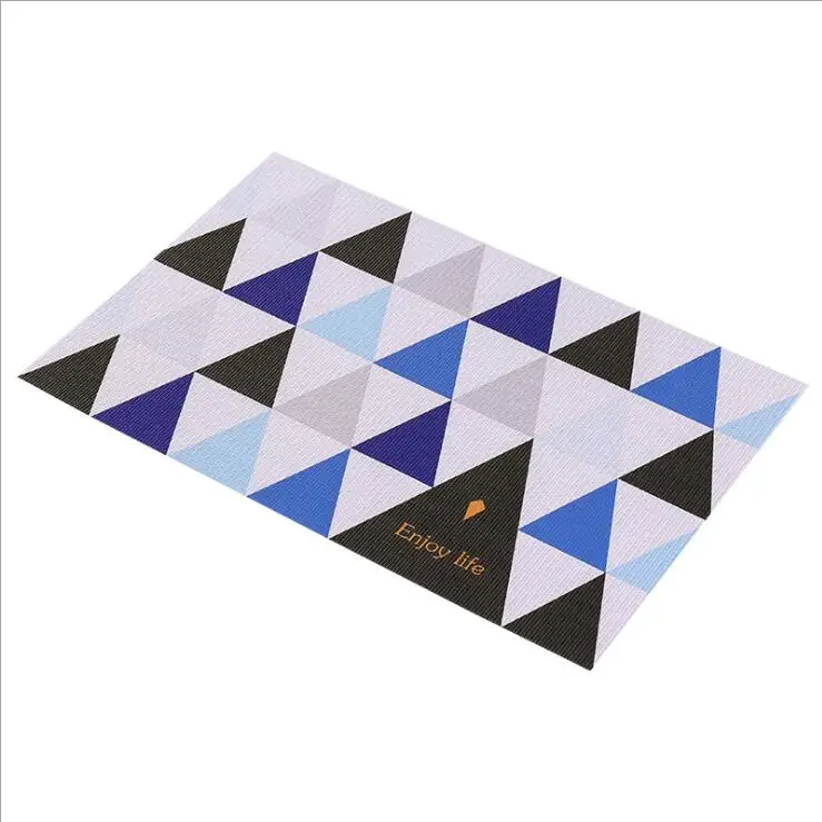 Fyjafon 2/4/6 قطع الجدول حصيرة ل طاولة طعام قطع قماش توضع تحت الأغراض المختلفة مصنوعة من الكلوريد متعدد الفينيل طاولة مقاومة للمياه الحصير الحرارة...