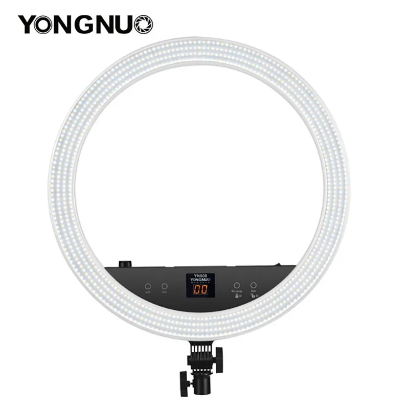 YONGNUO Светодиодная лампа YN808 3200 K-5500 K двухцветный 800 шт. для видеокамеры с функцией